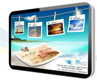 Ultra Slim 18.5 Inch Stand Alone kỹ thuật số màn hình LCD Signage / sân bay LCD Quảng cáo hiển thị