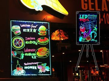 Cửa hàng khuyến mại quảng cáo LED Viết Ban SMD đầy đủ màu sắc cho thanh nhà hàng