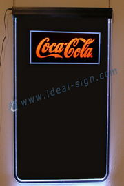 Acrylic huỳnh quang Ban Viết Led / Illuminated Ban đơn Với Coca Cola Logo