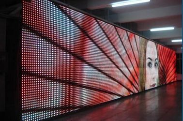 Full Color HD linh hoạt LED Curtain Wall P20 ngoài trời Màn hình hiển thị LED