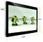 32 Inch ngang kim loại Shell Màn hình LCD kỹ thuật số Signage Hiển thị Với hiểm cứng Glass