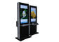 55 Inch LCD tự dịch vụ thanh toán Big kỹ thuật số Signage Kiosk Với đa Lingual Keyboard