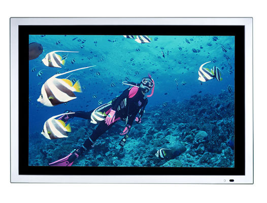 Điện tử 15 Inch Metro LCD kỹ thuật số Signage Hỗ trợ hiển thị SD / USB, Wall Mounted