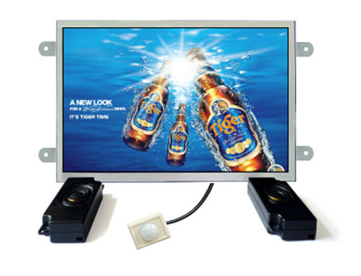 10.1in TFT LCD kỹ thuật số Signage Hiển thị màn hình 1080p Với Motion Sensor