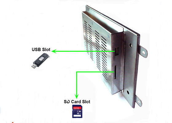 10.1in TFT LCD kỹ thuật số Signage Hiển thị màn hình 1080p Với Motion Sensor