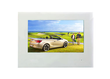 Metro / Bus 19 Inch trắng Video Player treo tường kỹ thuật số Signage Màn hình điều khiển từ xa