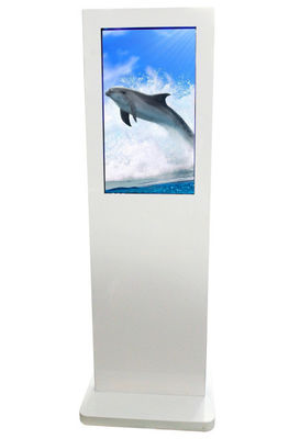Cảm ứng đa Đứng LED kỹ thuật số Đăng Kiosk 46inch trắng infared Đối với sân bay