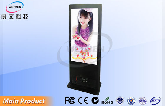 Triển lãm ô tô HD Tầng Thường vụ kỹ thuật số Signage Kiosk với Mạng Android 65 Inch