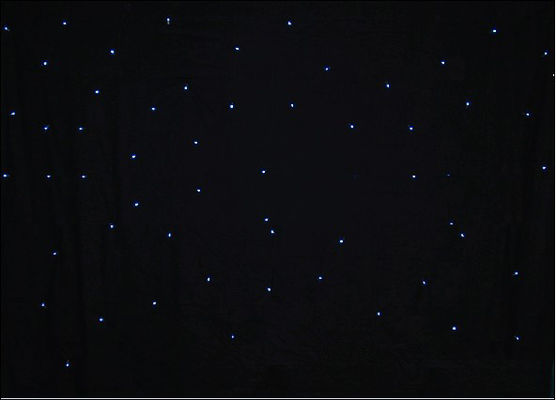 RGBW Christmas LED sao vải Với lấp lánh ánh sáng, linh hoạt Màn hình LED