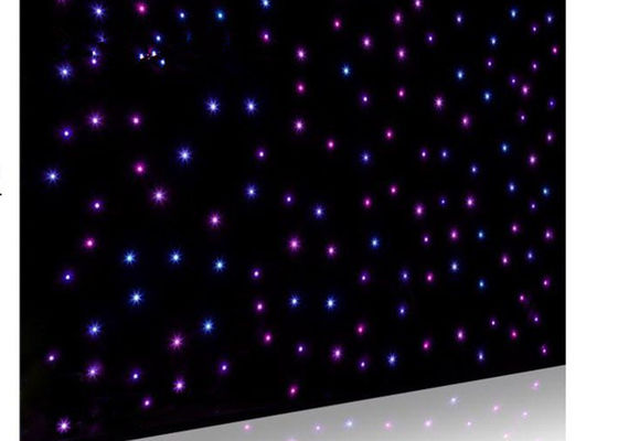 RGBW Christmas LED sao vải Với lấp lánh ánh sáng, linh hoạt Màn hình LED
