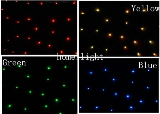 RGBW Christmas LED sao vải Với lấp lánh ánh sáng, linh hoạt Màn hình LED