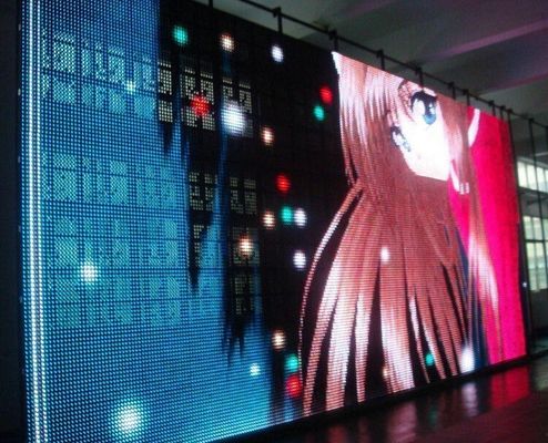 Màn hình P18 trong nhà LED hiển thị Curtain Giai đoạn nền LED 1R1G1B