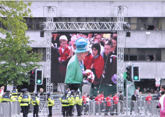 RGB Outdoor Concert thuê LED hiển thị Waterproof Synchronization Animation video