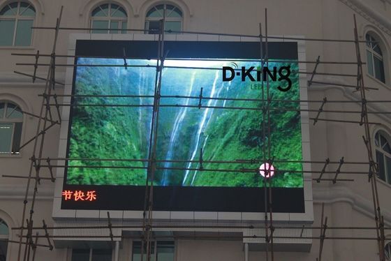Waterproof P10mm Quảng cáo Led Đăng Ban Outdoor Full HD