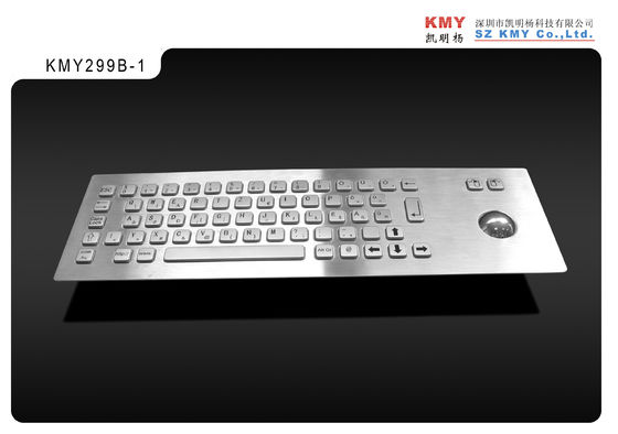 Tương tác kỹ thuật số Signage Kiosk Inox Bàn phím kim loại chống thấm nước với Trackball