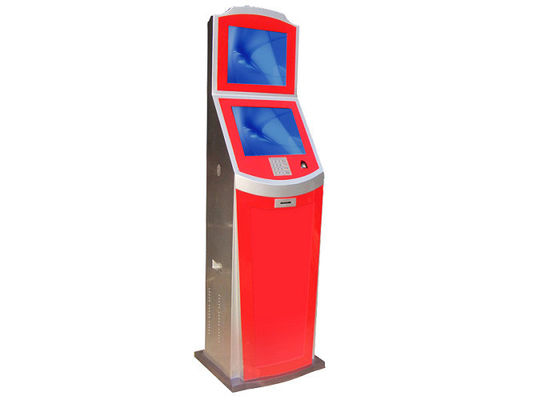 Nhà hàng Wifi 3G Wayfinding Kiosk Standalone Với 17 inch kép hình LCD hiển thị