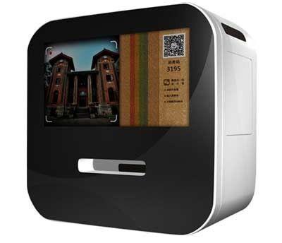 QR / Mã 2D Máy in All In One Computer ngoài trời kỹ thuật số Signage Đối với Marketing Mobile