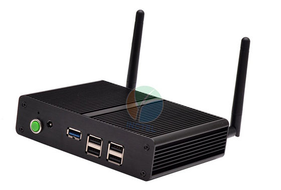 N3520 Quad Core XBMC không quạt Micro PC WiFi 300M USB 3.0 2.166Ghz, không quạt máy tính Case